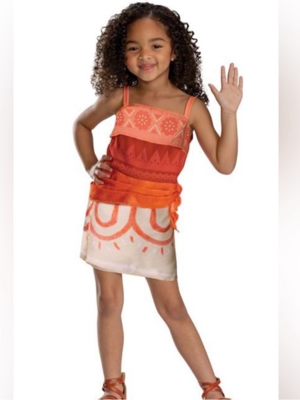 Disney Moana 2 Simea Toddler Costume dress 2T NEW Halloween little sister family